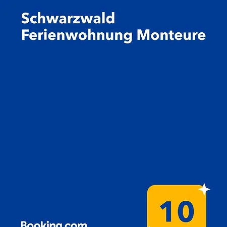 Schwarzwald Monteure Lägenhet *